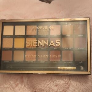 Profusion Cosmetics Siennas Eyeshadow Palette - Warm and Bold Shades